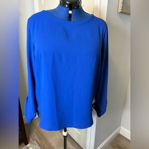 Nine West Elegant Blue Women's Top size 1Xl/Xl. K